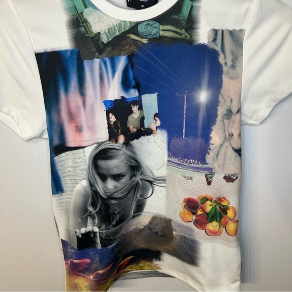 *NWT* Basic Pleasure Mode Sofia Baby Tee from Urban Outfitters, Size XL - Picture 12 of 16